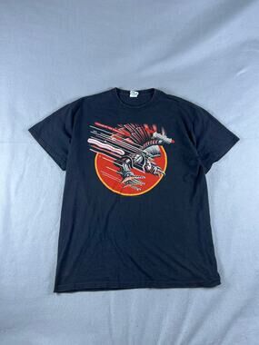 Vintage Judas Priest T-Shirt Mens L Screaming For Vengeance 2008 Heavy Metal Tee